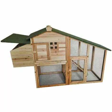 Poulailler Surélevé En Bois 3 à 4 Poules 172x64x110cm Werkapro 1 Poulailler Surélevé En Bois 3 à 4 Poules 172x64x110cm Werkapro