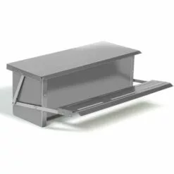 IDMARKET Mangeoire XXL Pour Poules Distributeur Automatique à Pédale En Acier 10 Kg -Poulailler et élevage de la basse-cour Soldes Magasin 27574081 3