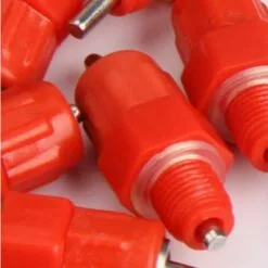 BETTERLIFE 10 Morceaux De Sucette D'eau Mangeoire De Poulet Fournitures De Volaille Style De Vis De Poule -Poulailler et élevage de la basse-cour Soldes Magasin 27821087 5