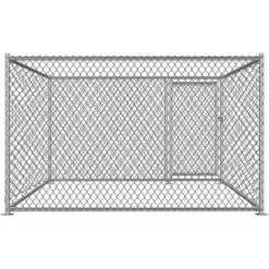Bc-elec - RA-D22 Parc à Chiots 2x2x1.2m, Enclos Pour Chiens, Chenil D'extérieur, Enclos D'exercice Cage Pour Chiens - Gris 8 Bc-elec - RA-D22 Parc à Chiots 2x2x1.2m, Enclos Pour Chiens, Chenil D'extérieur, Enclos D'exercice Cage Pour Chiens - Gris -Poulailler et élevage de la basse-cour Soldes Magasin 27977687 4