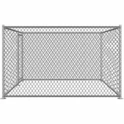 Bc-elec - RA-D22 Parc à Chiots 2x2x1.2m, Enclos Pour Chiens, Chenil D'extérieur, Enclos D'exercice Cage Pour Chiens - Gris 9 Bc-elec - RA-D22 Parc à Chiots 2x2x1.2m, Enclos Pour Chiens, Chenil D'extérieur, Enclos D'exercice Cage Pour Chiens - Gris -Poulailler et élevage de la basse-cour Soldes Magasin 27977687 5