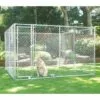 Bc-elec - RA-D33 Parc à Chiots 3x3x1.8m Ou 1.5x4.6x1.8m, Enclos Pour Chiens, Chenil D'extérieur, Enclos D'exercice Cage Pour Chiens - Gris