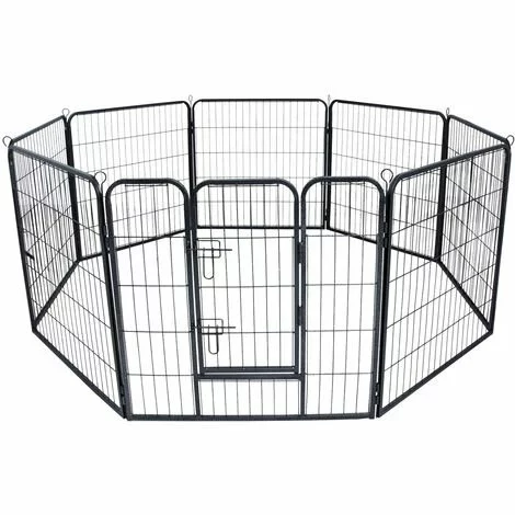 WILTEC Enclos Parc Extérieur Pour Chien Et Chat Grillage Barrière Protection Animaux Domestiques M 210x80cm 2 WILTEC Enclos Parc Extérieur Pour Chien Et Chat Grillage Barrière Protection Animaux Domestiques M 210x80cm – Image 2