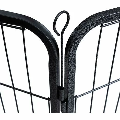 WILTEC Enclos Parc Extérieur Pour Chien Et Chat Grillage Barrière Protection Animaux Domestiques M 210x80cm 4 WILTEC Enclos Parc Extérieur Pour Chien Et Chat Grillage Barrière Protection Animaux Domestiques M 210x80cm – Image 4