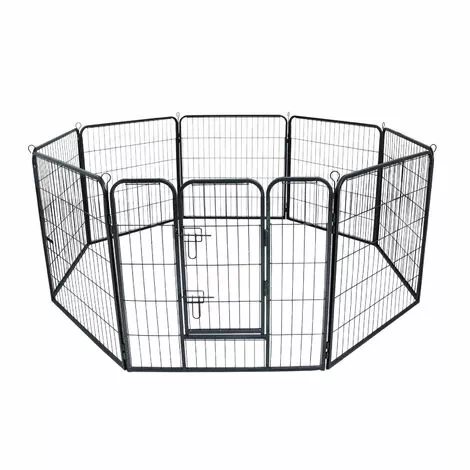 WILTEC Enclos Parc Extérieur Chien Et Chat Grillage Barrière Protection Animaux Domestiques L 210x100cm 1 WILTEC Enclos Parc Extérieur Chien Et Chat Grillage Barrière Protection Animaux Domestiques L 210x100cm