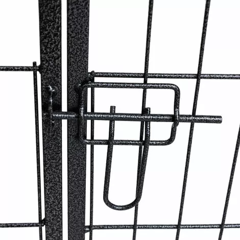 WILTEC Enclos Parc Extérieur Chien Et Chat Grillage Barrière Protection Animaux Domestiques L 210x100cm 3 WILTEC Enclos Parc Extérieur Chien Et Chat Grillage Barrière Protection Animaux Domestiques L 210x100cm – Image 3