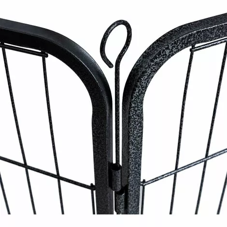 WILTEC Enclos Parc Extérieur Chien Et Chat Grillage Barrière Protection Animaux Domestiques L 210x100cm 4 WILTEC Enclos Parc Extérieur Chien Et Chat Grillage Barrière Protection Animaux Domestiques L 210x100cm – Image 4