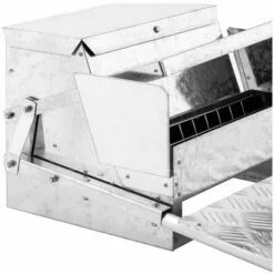 WIESENFIELD Mangeoire Automatique Pour Volaille Poule Canard Oie 11,5 Kg En Acier Galvanisé - Gris -Poulailler et élevage de la basse-cour Soldes Magasin 28259339 4