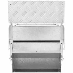 WIESENFIELD Mangeoire Automatique Pour Volaille Poule Canard Oie 11,5 Kg En Acier Galvanisé - Gris -Poulailler et élevage de la basse-cour Soldes Magasin 28259339 5