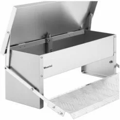 WIESENFIELD Mangeoire Automatique Pour Volaille Poule Canart Oie Capacité De 4 Kg Aluminium - Gris -Poulailler et élevage de la basse-cour Soldes Magasin 28259343 5