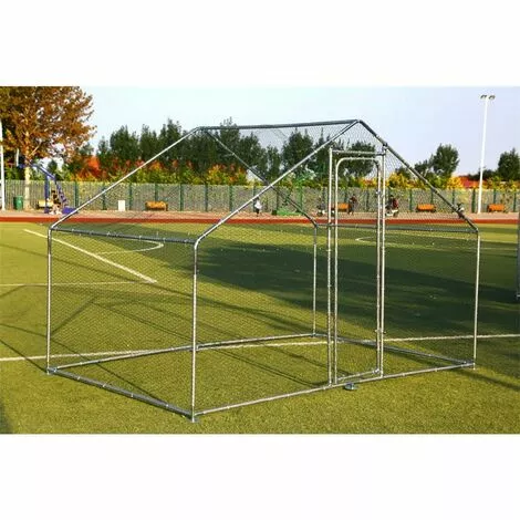 ESTEXO Enclos Pour Poulets 3x2 M Cage à Poules Etable Pour Petits Animaux 1 ESTEXO Enclos Pour Poulets 3x2 M Cage à Poules Etable Pour Petits Animaux
