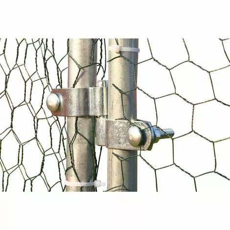 ESTEXO Enclos Pour Poulets 3x2 M Cage à Poules Etable Pour Petits Animaux 2 ESTEXO Enclos Pour Poulets 3x2 M Cage à Poules Etable Pour Petits Animaux – Image 2