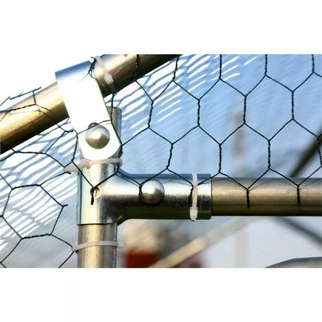 ESTEXO Enclos Pour Poulets 3x2 M Cage à Poules Etable Pour Petits Animaux 4 ESTEXO Enclos Pour Poulets 3x2 M Cage à Poules Etable Pour Petits Animaux – Image 4