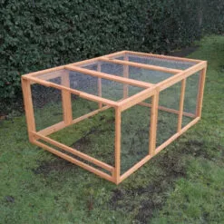 CHEMIN DES POULAILLERS Parc Grillagé Pour Poulailler Farmer L Et Xl Bois Fsc -Poulailler et élevage de la basse-cour Soldes Magasin 29831863 3