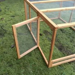 CHEMIN DES POULAILLERS Parc Grillagé Pour Poulailler Farmer L Et Xl Bois Fsc -Poulailler et élevage de la basse-cour Soldes Magasin 29831863 5