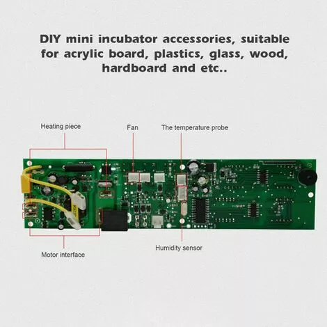 HAPPYSHOPPING HTMC-5 Bricolage Simple Controleur D'incubateur Incubation / Maintenance Kit De Controle De Temperature Et D'humiditeEU 220 V 4 HAPPYSHOPPING HTMC-5 Bricolage Simple Controleur D'incubateur Incubation / Maintenance Kit De Controle De Temperature Et D'humiditeEU 220 V – Image 4