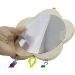 Perle Rare Fournitures De Poulet Pour Animaux De Compagnie Jouets Pour Oiseaux Miroir De Fleur De Prunier Miroir D'oiseau Incassable Grand Miroir Miroir De Poussin De Coq -Poulailler et élevage de la basse-cour Soldes Magasin 29871882 4