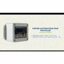 CHICK'A Portier Automatique + Trappe Pour Poulailler -Poulailler et élevage de la basse-cour Soldes Magasin 29895962 5