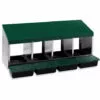 POULAILLER DIRECT Pondoir Poule 4 Nichoirs Avec Fond Plastique - Gaun