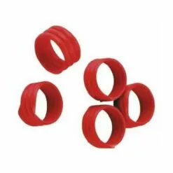 KERBL FRANCE Bague D'identification Volailles 16mm Rouge - Lot De 20 Pièces