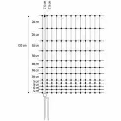 HORIZONT Filet Volaille Non électrifié 50 M, H 1.2 M - Vert -Poulailler et élevage de la basse-cour Soldes Magasin 30810825 3