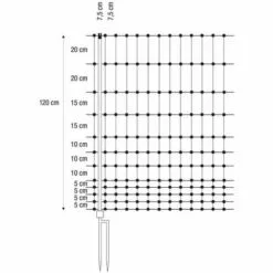 HORIZONT Filet Volaille Non électrifié 25m, H 1.2m - Vert 7 HORIZONT Filet Volaille Non électrifié 25m, H 1.2m - Vert -Poulailler et élevage de la basse-cour Soldes Magasin 30866504 3
