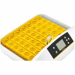 INCUBATO Couveuse Automatique Incubateur Appareil À Couver 32 Oeufs Volaille Éleveur LCD - Jaune, Noir -Poulailler et élevage de la basse-cour Soldes Magasin 33229458 3