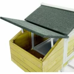 MADE4US Rosalie Jaune - Enclos Poulailler 2 Poules - Jaune -Poulailler et élevage de la basse-cour Soldes Magasin 33393066 4