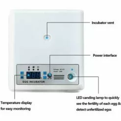 MERKMAK Incubateur Oeufs Couveuse A Oeuf Automatique Pour Volaille, Caille, Oie Canard, Pigeon, Reptile - 16 Oeufs -Poulailler et élevage de la basse-cour Soldes Magasin 33768962 3