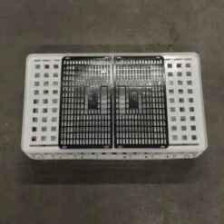 POULAILLER DIRECT Cage De Transport Volaille Conique 80x50x30cm 1 Porte Noire Et Blanche - Blanc 9 POULAILLER DIRECT Cage De Transport Volaille Conique 80x50x30cm 1 Porte Noire Et Blanche - Blanc -Poulailler et élevage de la basse-cour Soldes Magasin 35362102 5