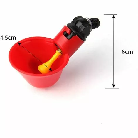 LANGRAY Paquet De 24 Gobelets D'eau De Poulet, Abreuvoirs Automatiques Pour Volaille, Gobelets D'arrosage De Poulet Cailles Pigeon 4 LANGRAY Paquet De 24 Gobelets D'eau De Poulet, Abreuvoirs Automatiques Pour Volaille, Gobelets D'arrosage De Poulet Cailles Pigeon – Image 4