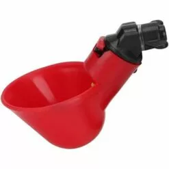 LANGRAY 15 Bols D'eau De Poulet Avec Noix, Abreuvoir De Volaille En Plastique équipement D'élevage Pour Buveur De Caille D'oiseau De Poulet