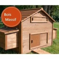 BB-LOISIR Poulailler En Bois Pour Jardin Extérieure Cage Canard équipé 2 Nichoirs 185 X 84 X 112 Cm Modèle 154 Ferme De Terrain -Poulailler et élevage de la basse-cour Soldes Magasin 38380457 3