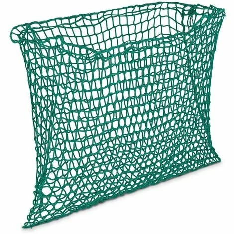 WIESENFIELD Grand Filet À Foin Sac Poche Nourriture Chevaux Poneys PP 1,5x0,9m Mailles 4,5cm - Argent, Noir -Poulailler et élevage de la basse-cour Soldes Magasin 38698108 1