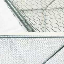 ALICE'S GARDEN Enclos Pour Poulailler 6m² En Acier Galvanisé. Toit Imperméable Et Anti UV. Porte Avec Loquet. 3x2m 6 M² -Poulailler et élevage de la basse-cour Soldes Magasin 39650104 3