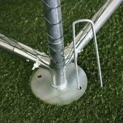 ALICE'S GARDEN Enclos Pour Poulailler 6m² En Acier Galvanisé. Toit Imperméable Et Anti UV. Porte Avec Loquet. 3x2m 6 M² -Poulailler et élevage de la basse-cour Soldes Magasin 39650104 5