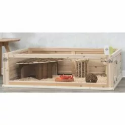 TRIXIE Piste Intérieure Pour Cochons D'Inde 100x60x30 Cm - Brun -Poulailler et élevage de la basse-cour Soldes Magasin 40910710 4