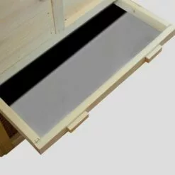 ALICE'S GARDEN Poulailler En Bois Canadien. 3 Poules - GALINETTE - Cage à Poules Avec Enclos Et Tapis De Ponte - Bois -Poulailler et élevage de la basse-cour Soldes Magasin 41002681 3