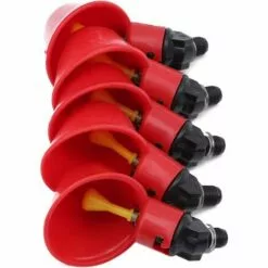 BETTERLIFE BETTE 5pcs Automatique Volaille Eau Tasses À Bol Bol En Plastique Poulet Poule Oiseau Auto Buveur Abreuvoir D'alimentation