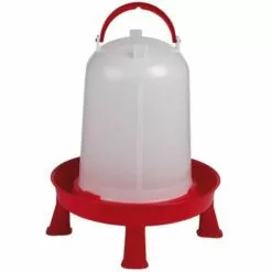 KERBL Abreuvoir En Plastique Avec Pied 5 Litres Rose - Rose