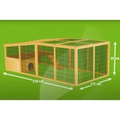 KERBL Enclos Extérieur Pour Petits Animaux Avec Dispositif Anti-fugue Naturel - Naturel 6 KERBL Enclos Extérieur Pour Petits Animaux Avec Dispositif Anti-fugue Naturel - Naturel -Poulailler et élevage de la basse-cour Soldes Magasin 4161307 3