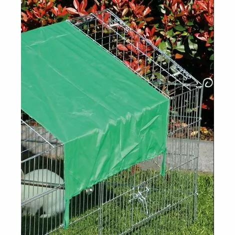 BBLOISIR Parc Enclos Lapin Extérieur Grillage En Métal Haute Qualité Pour Lapins 1,80 X 0,74 X 0,75 M « 455 S Maison été» 3 BBLOISIR Parc Enclos Lapin Extérieur Grillage En Métal Haute Qualité Pour Lapins 1,80 X 0,74 X 0,75 M « 455 S Maison été» – Image 3