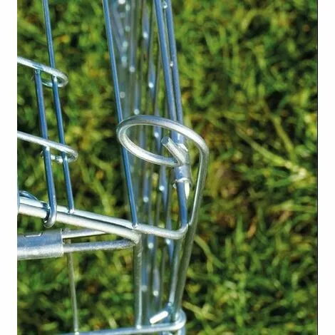 BBLOISIR Parc Enclos Lapin Extérieur Grillage En Métal Haute Qualité Pour Lapins 1,80 X 0,74 X 0,75 M « 455 S Maison été» 4 BBLOISIR Parc Enclos Lapin Extérieur Grillage En Métal Haute Qualité Pour Lapins 1,80 X 0,74 X 0,75 M « 455 S Maison été» – Image 4