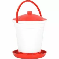 VidaXL Abreuvoir Automatique Pour Volailles 18 L - Rouge