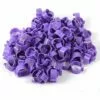 BARES 100 Pièces/Sac 16 MM 001-100 Poulets De Volaille En Plastique Numérotés Canards Bagues De Jambe D'oie(Violet)