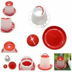 TANABATA Direct Abreuvoir En Plastique Pour Poulet, Caille, Poule, 1,5 L -Poulailler et élevage de la basse-cour Soldes Magasin 44322892 4