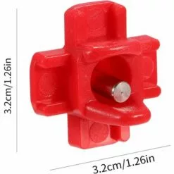 Tétine à Eau De Volaille, Abreuvoir Automatique Pour Tétine De Poulet Avec Montage Latéral Horizontal Fontainebleau 12Pcs Rouge -Poulailler et élevage de la basse-cour Soldes Magasin 45292969 4