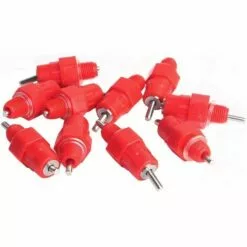 VERSAILLESFR 2 Pcs Eau Tetine Poulet Alimentateur Fournitures De Volaille Poule Vis Dans Le Style -Versailles -Poulailler et élevage de la basse-cour Soldes Magasin 45968163 4