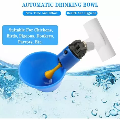 VERSAILLESFR Volaille Tasse à Boire Automatique En Plastique Distributeur D'Eau De Poulet,Abreuvoir Pour Poules Poulailler Volaille Oiseau Coupes Buveur -Versailles 5 VERSAILLESFR Volaille Tasse à Boire Automatique En Plastique Distributeur D'Eau De Poulet,Abreuvoir Pour Poules Poulailler Volaille Oiseau Coupes Buveur -Versailles – Image 5