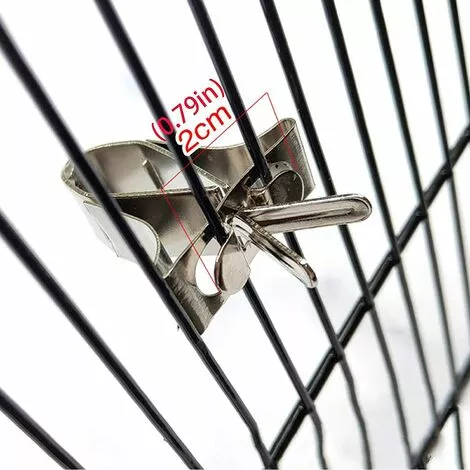 VERSAILLESFR Mangeoire À Oiseaux Pour Perroquets,3 Pcs Porte-Fruit Oiseaux En Acier Inoxydable Mangeoire à Oiseaux Pour Cage à Oiseaux Légumes Mangeoire Petits Animaux 4 VERSAILLESFR Mangeoire À Oiseaux Pour Perroquets,3 Pcs Porte-Fruit Oiseaux En Acier Inoxydable Mangeoire à Oiseaux Pour Cage à Oiseaux Légumes Mangeoire Petits Animaux – Image 4